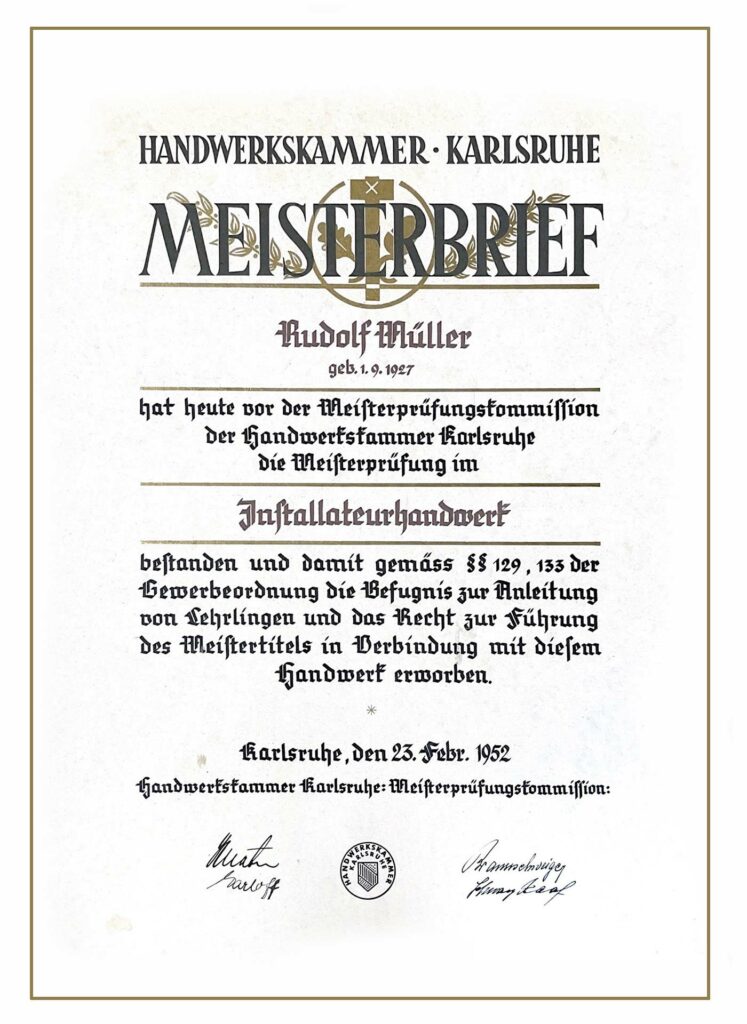 meisterbrief1952