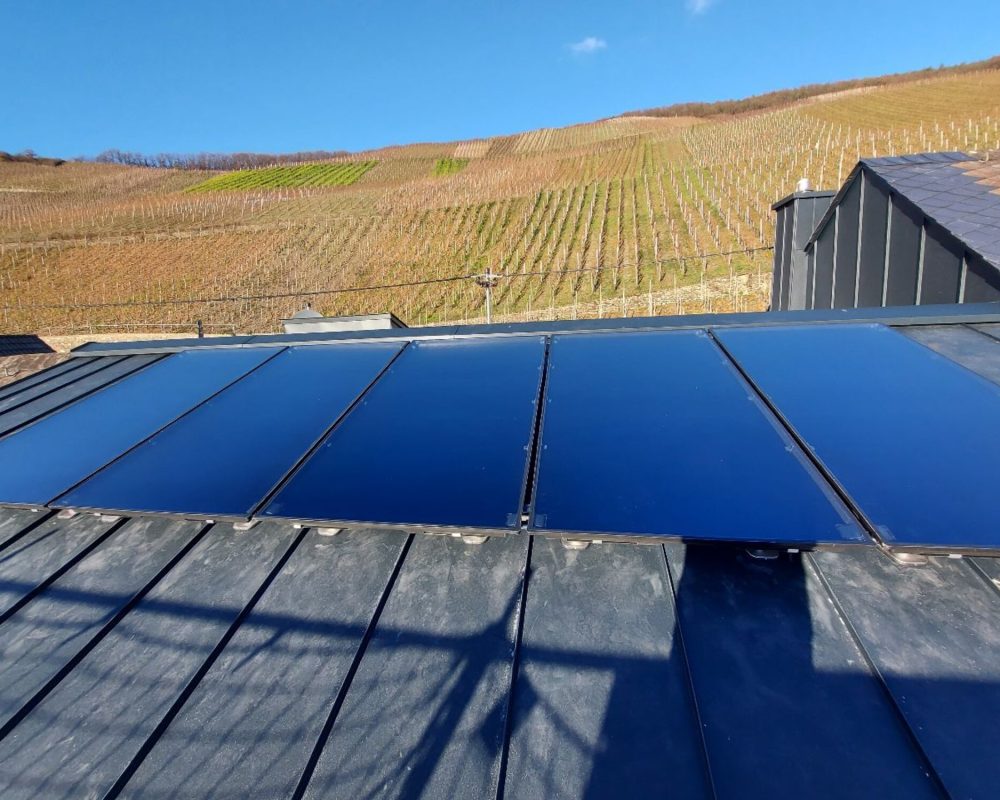 Installation einer Solarthermie Anlage in Bernkastel 01
